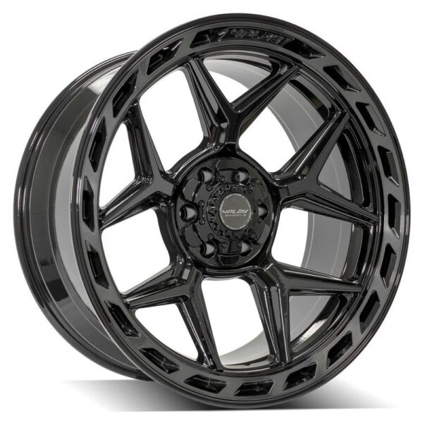 4PLAY Gen3 4P55 22x10 6x135mm & 6x5.5" -18et in Brushed Black - 4P55-22100-6D55-18BBT