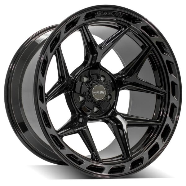 4PLAY Gen3 4P55 22x12 5x5" & 5x5.5" -44et in Brushed Black - 4P55-22120-5D55-44BBT