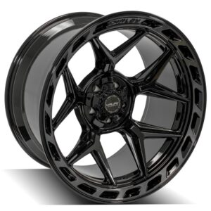 4PLAY Gen3 4P55 22x12 5x5" & 5x5.5" -44et in Brushed Black - 4P55-22120-5D55-44BBT