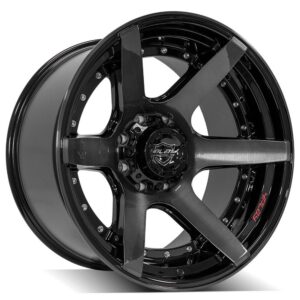 4PLAY Gen2 4P60 22x12 8x170mm -44et in Brushed Black - 4P60-22120-8170-44BBT