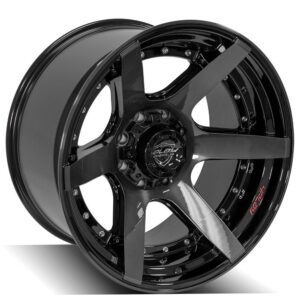 4PLAY Gen2 4P60 22x12 8x170mm -44et in Brushed Black - 4P60-22120-8170-44BBT