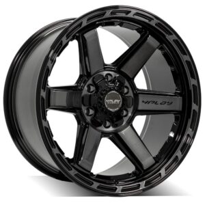 4PLAY Gen3 4P63 20x10 6x135mm & 6x5.5" -18et in Brushed Black - 4P63-20100-6D55-18BBT