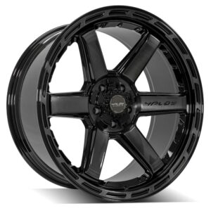 4PLAY Gen3 4P63 22x10 5x5" & 5x5.5" -18et in Brushed Black - 4P63-22100-5D55-18BBT