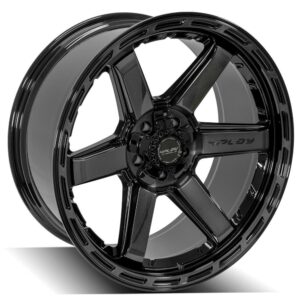 4PLAY Gen3 4P63 22x10 5x5" & 5x5.5" -18et in Brushed Black - 4P63-22100-5D55-18BBT