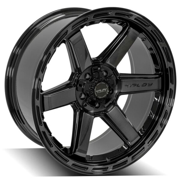 4PLAY Gen3 4P63 22x10 5x5" & 5x5.5" -18et in Brushed Black - 4P63-22100-5D55-18BBT