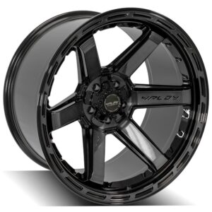 4PLAY Gen3 4P63 22x12 5x5" & 5x5.5" -44et in Brushed Black - 4P63-22120-5D55-44BBT