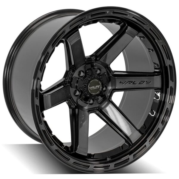 4PLAY Gen3 4P63 22x12 5x5" & 5x5.5" -44et in Brushed Black - 4P63-22120-5D55-44BBT