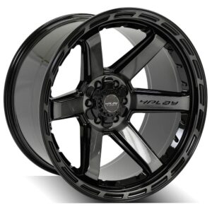 4PLAY Gen3 4P63 22x12 6x135mm & 6x5.5" -44et in Brushed Black - 4P63-22120-6D55-44BBT