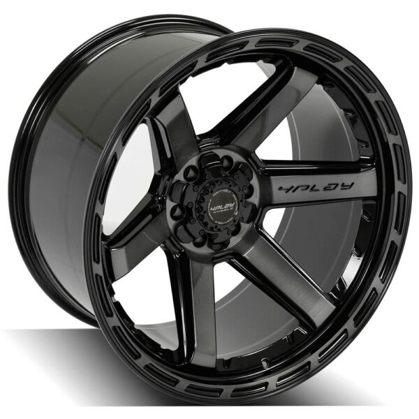 4PLAY Gen3 4P63 22x12 6x135mm & 6x5.5" -44et in Brushed Black - 4P63-22120-6D55-44BBT