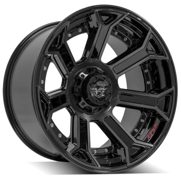 4PLAY Gen2 4P70 22x12 5x5" & 5x5.5" -44et in Brushed Black - 4P70-22120-5D55-44BBT