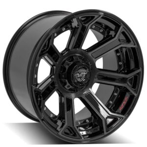 4PLAY Gen2 4P70 22x12 5x5" & 5x5.5" -44et in Brushed Black - 4P70-22120-5D55-44BBT