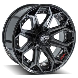 4PLAY Gen2 4P80R 20x9 6x135mm & 6x5.5" +0et in Brushed Black - 4P80R-20090-6D55-0BBT