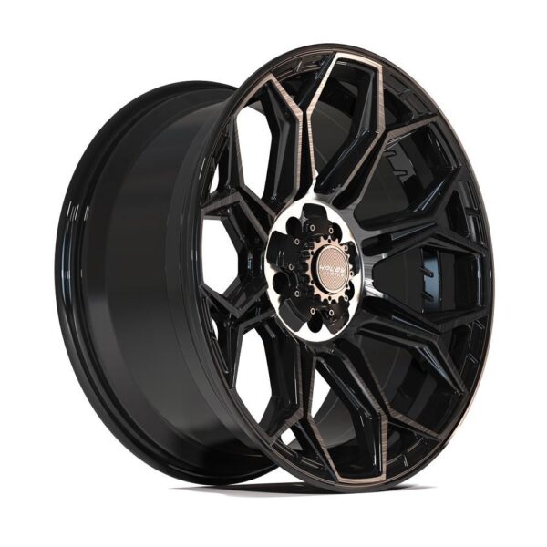 4PLAY Gen3 4P83 20x9 5x5" & 5x5.5" +0et in Brushed Black - 4P83-20090-5D55-0BBT