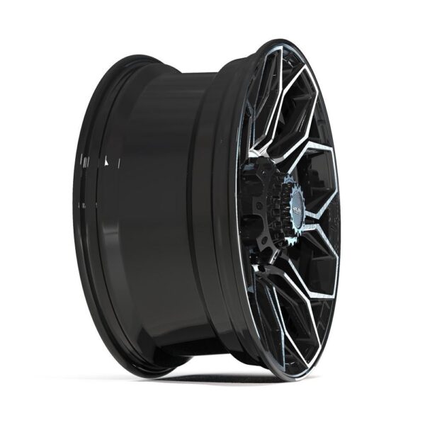 4PLAY Gen3 4P83 20x9 8x180mm +0et in Brushed Black - 4P83-20090-8180-0BBT
