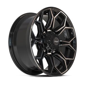 4PLAY Gen3 4P83 20x9 8x6.5" +0et in Brushed Black - 4P83-20090-8650-0BBT