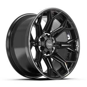 4PLAY Gen3 4P83 20x10 6x5.5 & 6x135mm -18et in Gloss Black - 4P83-20100-6D55-18B