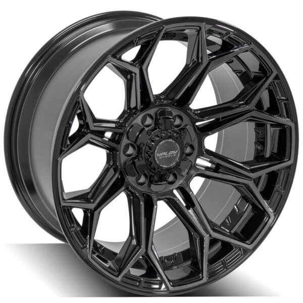 4PLAY Gen3 4P83 20x10 6x135mm & 6x5.5" -18et in Brushed Black - 4P83-20100-6D55-18BBT