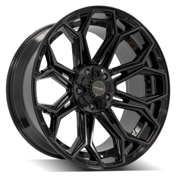 4PLAY Gen3 4P83 22x10 5x5" & 5x5.5" -18et in Brushed Black - 4P83-22100-5D55-18BBT