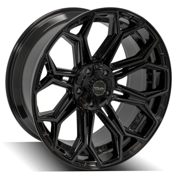4PLAY Gen3 4P83 22x10 5x5" & 5x5.5" -18et in Brushed Black - 4P83-22100-5D55-18BBT
