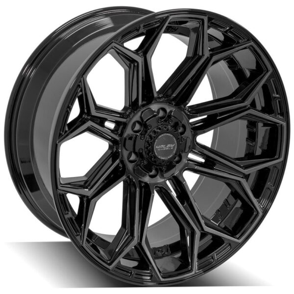 4PLAY Gen3 4P83 22x10 6x135mm & 6x5.5" -18et in Brushed Black - 4P83-22100-6D55-18BBT
