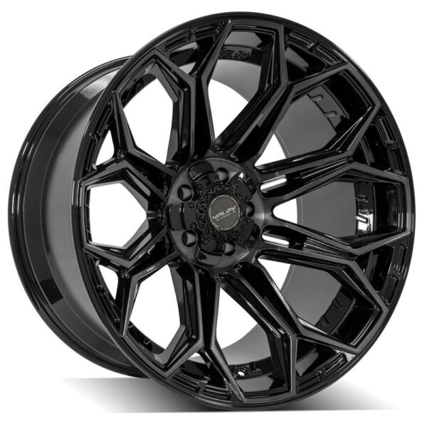 4PLAY Gen3 4P83 22x12 5x5" & 5x5.5" -44et in Brushed Black - 4P83-22120-5D55-44BBT