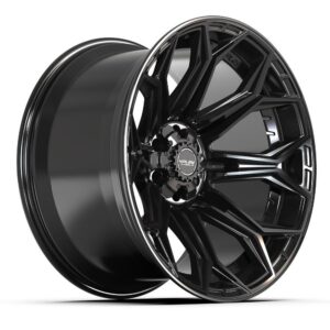 4PLAY Gen3 4P83 22x12 6x5.5 & 6x135mm -44et in Gloss Black - 4P83-22120-6D55-44B