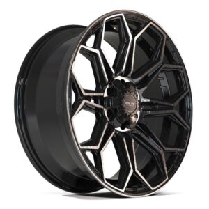 4PLAY Gen3 4P83 24x10 6x135mm & 6x5.5" +18et in Brushed Black - 4P83-24100-6D55-18BBT