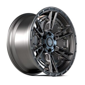 4PLAY Sport2.0 4PS01 17x9 5x5" & 5x5.5" -6et in Satin Black - 4PS01-17090-5D55-6B1