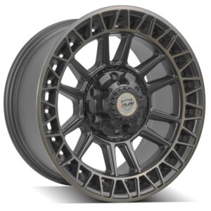 4PLAY Sport Series 4PS12 18x9 6x135mm & 6x5.5" Satin Machined w/ Bronze. - 4PS12-18090-6D55-0B1MBR