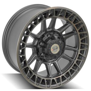 4PLAY Sport Series 4PS12 18x9 6x135mm & 6x5.5" Satin Machined w/ Bronze. - 4PS12-18090-6D55-0B1MBR