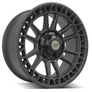 4PLAY Sport Series 4PS12 20x9 5x5" & 5x5.5" Satin Black Wheel. - 4PS12-20090-5D55-0B1