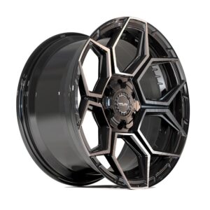 4PLAY Sport2.0 4PS26 20x9 5x5" & 5x5.5" -6et in Brushed Black - 4PS26-20090-5D55-6BBT