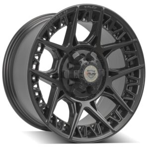 4PLAY Sport Series 4PS50 18x9 6x135mm & 6x5.5" Satin Black Wheel. - 4PS50-18090-6D55-0B1