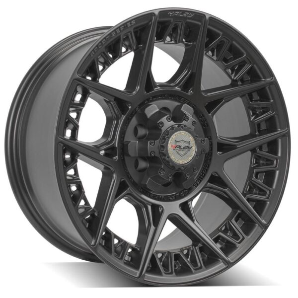 4PLAY Sport Series 4PS50 18x9 6x135mm & 6x5.5" Satin Black Wheel. - 4PS50-18090-6D55-0B1
