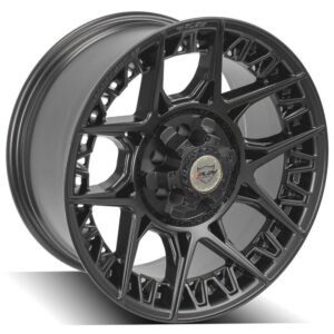 4PLAY Sport Series 4PS50 18x9 6x135mm & 6x5.5" Satin Black Wheel. - 4PS50-18090-6D55-0B1