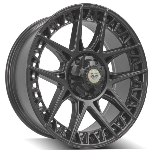 4PLAY Sport Series 4PS50 22x9 5x150mm Satin Black Wheel. - 4PS50-22090-5150-0B1