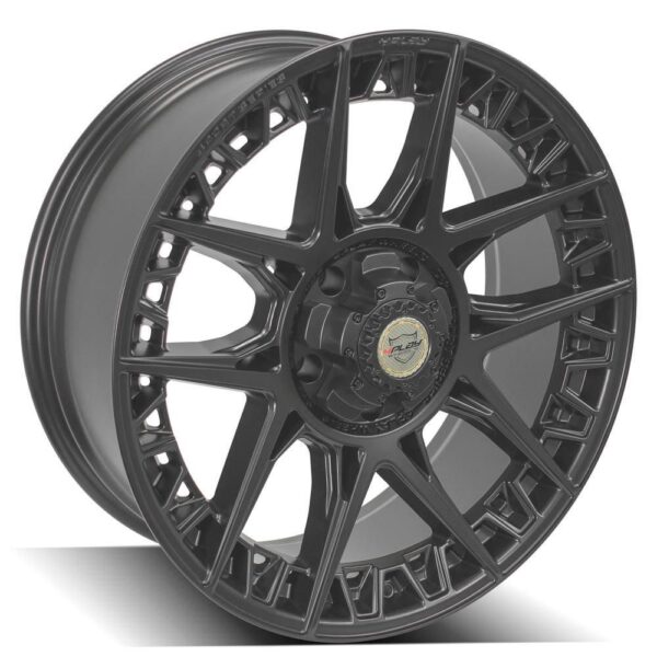 4PLAY Sport Series 4PS50 22x9 5x150mm Satin Black Wheel. - 4PS50-22090-5150-0B1