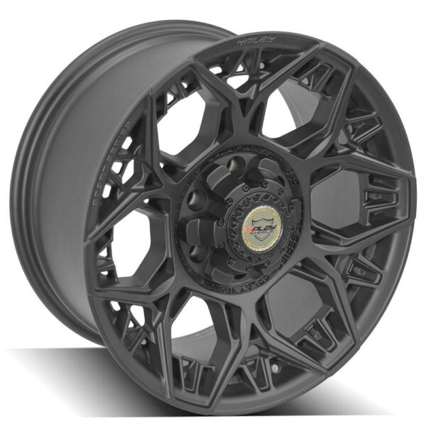 4PLAY Sport Series 4PS60 18x9 6x135mm & 6x5.5" Satin Black Wheel. - 4PS60-18090-6D55-0B1
