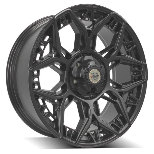 4PLAY Sport Series 4PS60 22x9 5x150mm Satin Black Wheel. - 4PS60-22090-5150-0B1