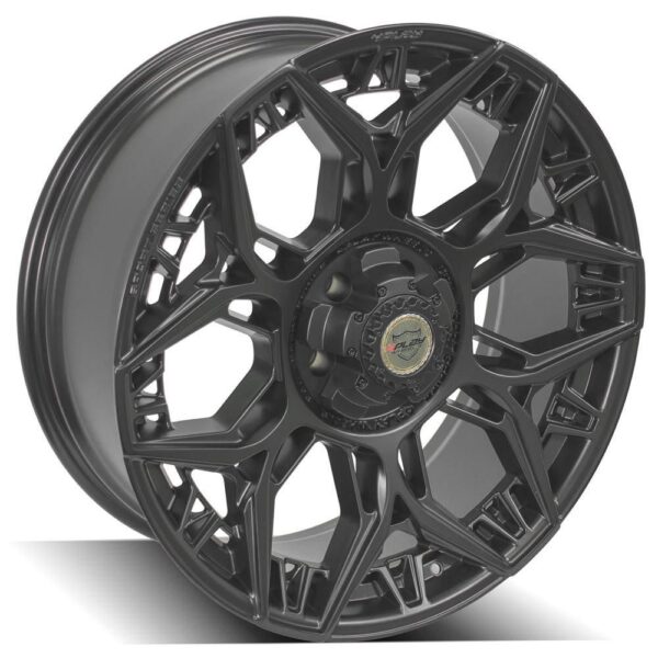 4PLAY Sport Series 4PS60 22x9 5x150mm Satin Black Wheel. - 4PS60-22090-5150-0B1