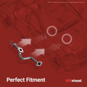 BRExhaust 1990-1993 Mazda Miata 1.6L Direct-Fit Front Pipe Kit