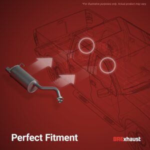 BRExhaust Direct-Fit Muffler Kit 108-0015